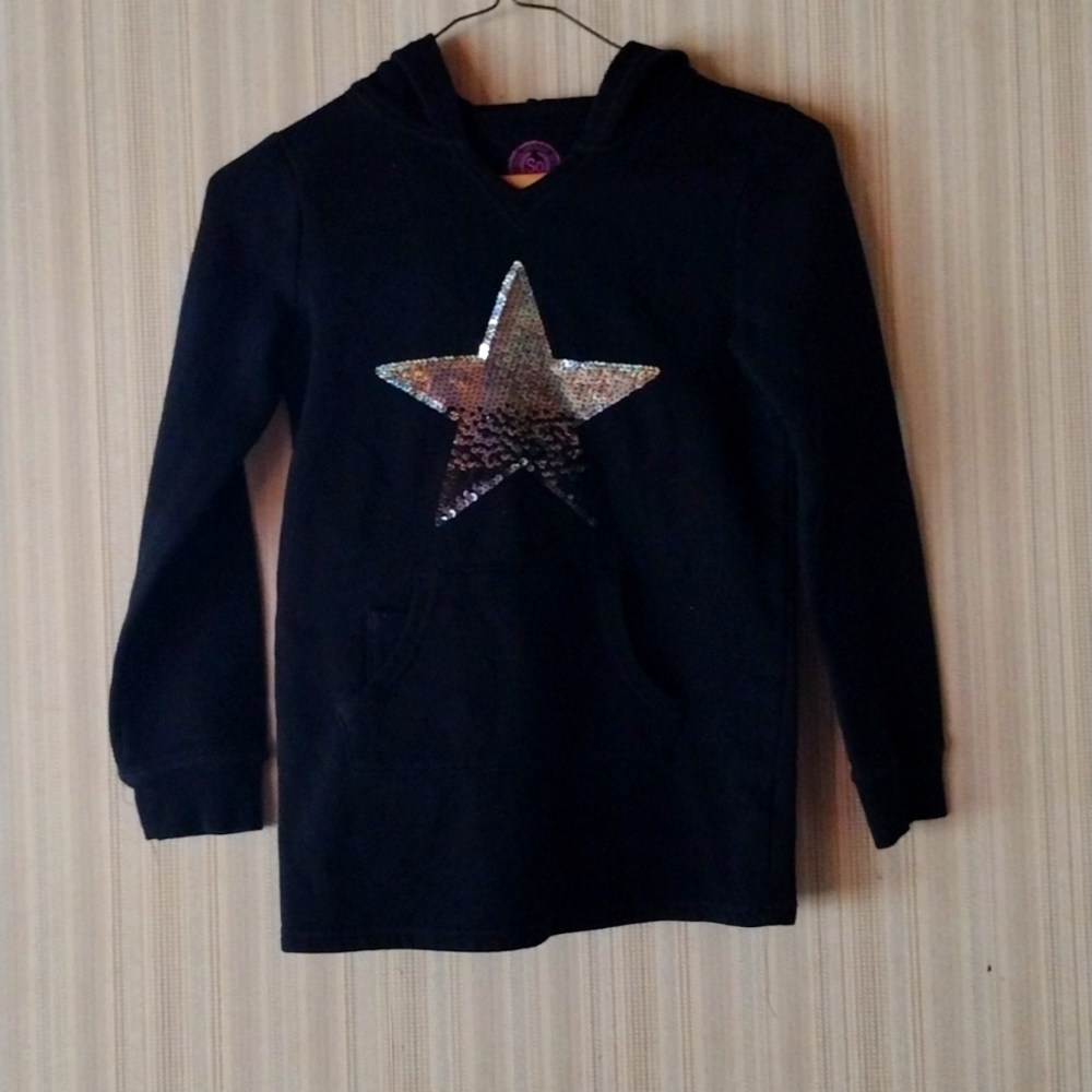 *3for$15*Girls size 7/8 star hoodie